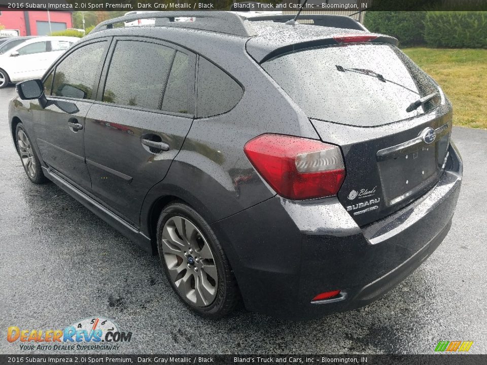 2016 Subaru Impreza 2.0i Sport Premium Dark Gray Metallic / Black Photo #3