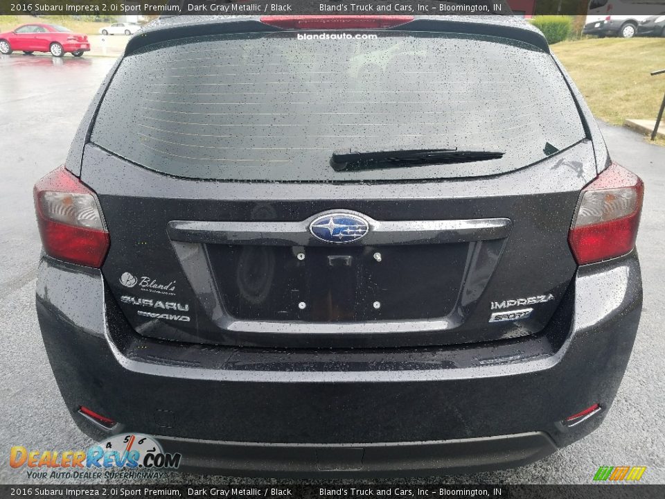 2016 Subaru Impreza 2.0i Sport Premium Dark Gray Metallic / Black Photo #4