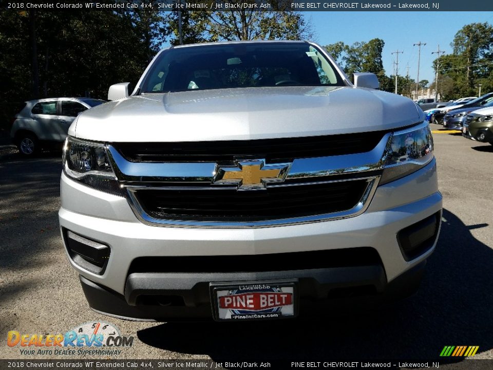 2018 Chevrolet Colorado WT Extended Cab 4x4 Silver Ice Metallic / Jet Black/Dark Ash Photo #2