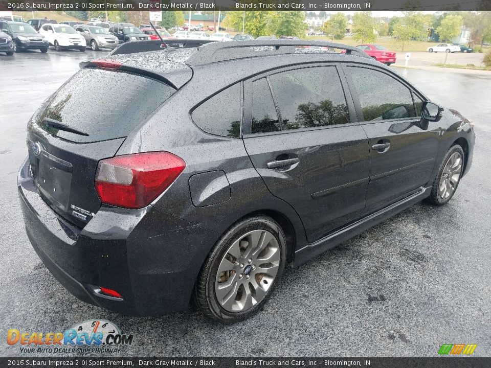 2016 Subaru Impreza 2.0i Sport Premium Dark Gray Metallic / Black Photo #7