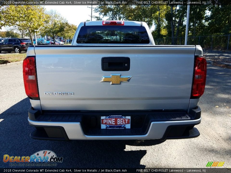 2018 Chevrolet Colorado WT Extended Cab 4x4 Silver Ice Metallic / Jet Black/Dark Ash Photo #5