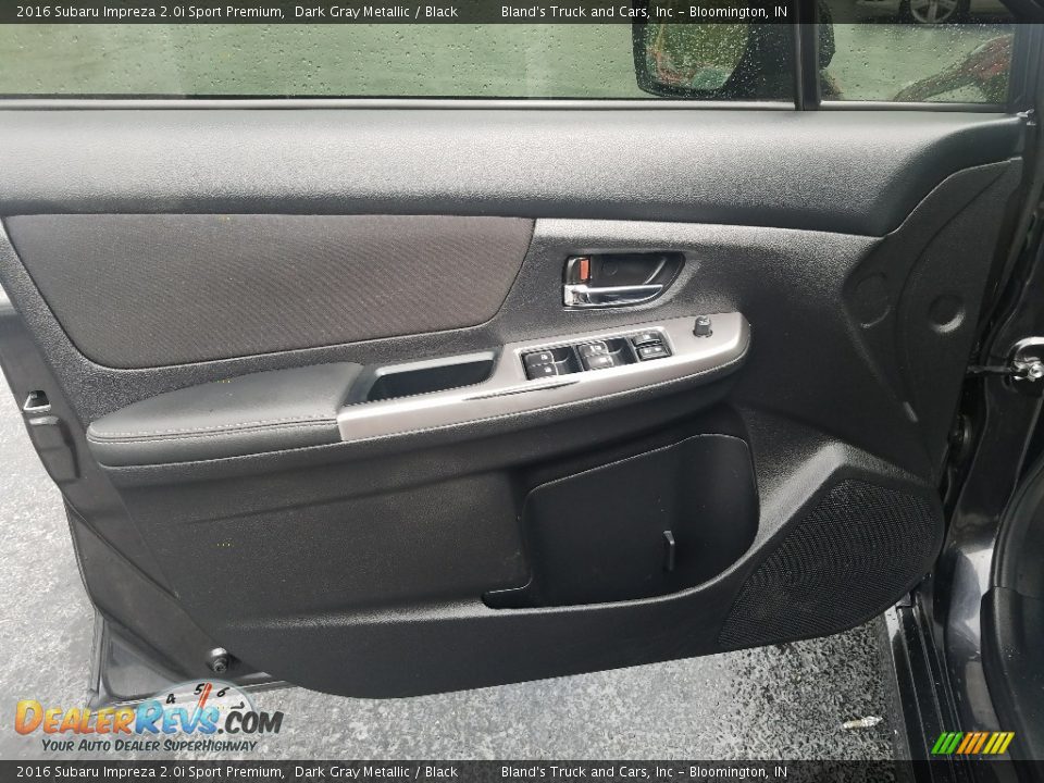 2016 Subaru Impreza 2.0i Sport Premium Dark Gray Metallic / Black Photo #11