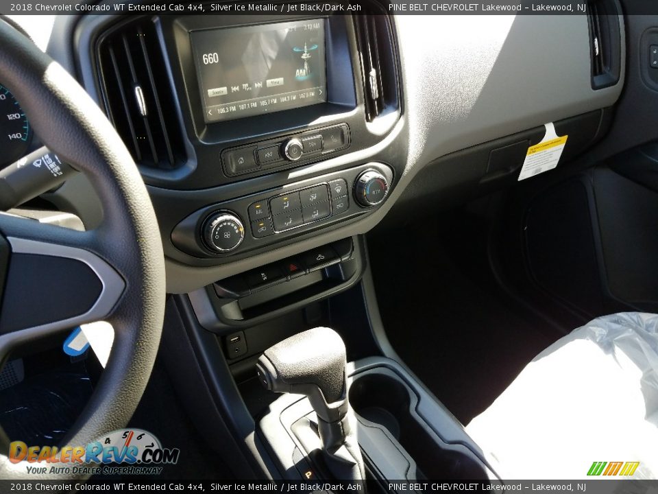 2018 Chevrolet Colorado WT Extended Cab 4x4 Silver Ice Metallic / Jet Black/Dark Ash Photo #10