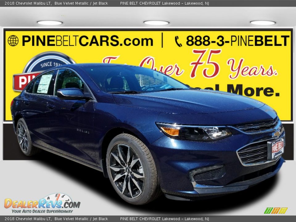 2018 Chevrolet Malibu LT Blue Velvet Metallic / Jet Black Photo #1