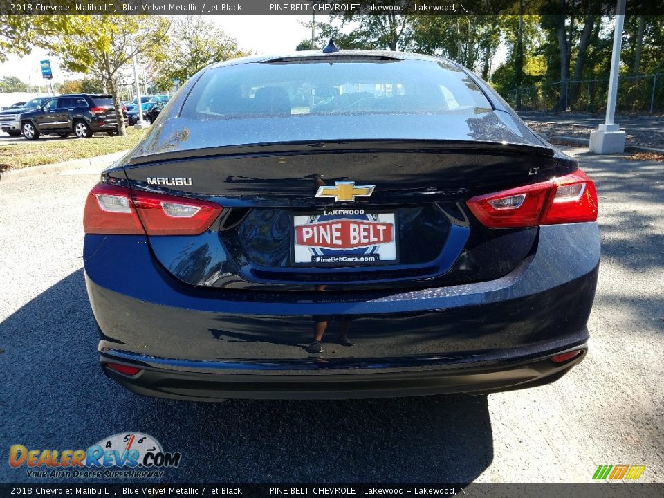 2018 Chevrolet Malibu LT Blue Velvet Metallic / Jet Black Photo #5