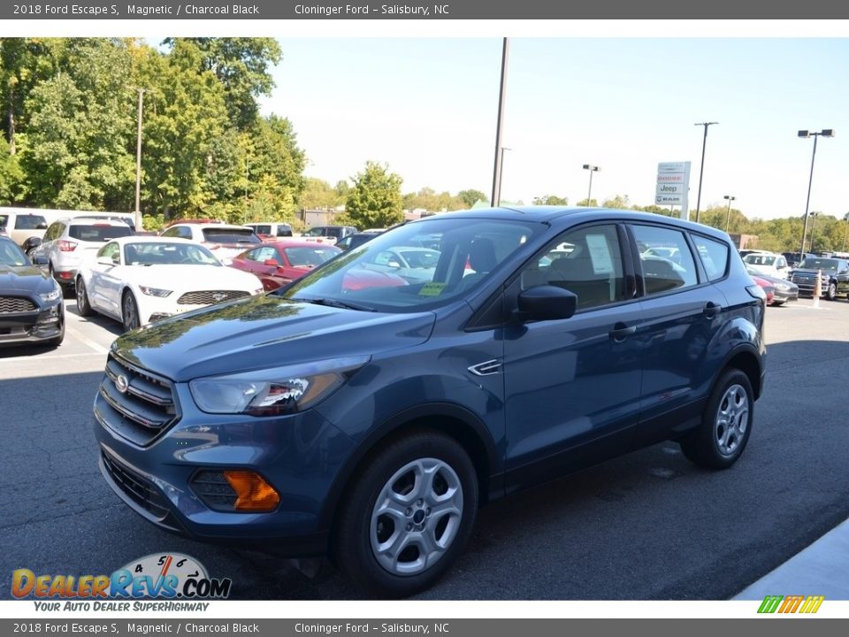 2018 Ford Escape S Magnetic / Charcoal Black Photo #3