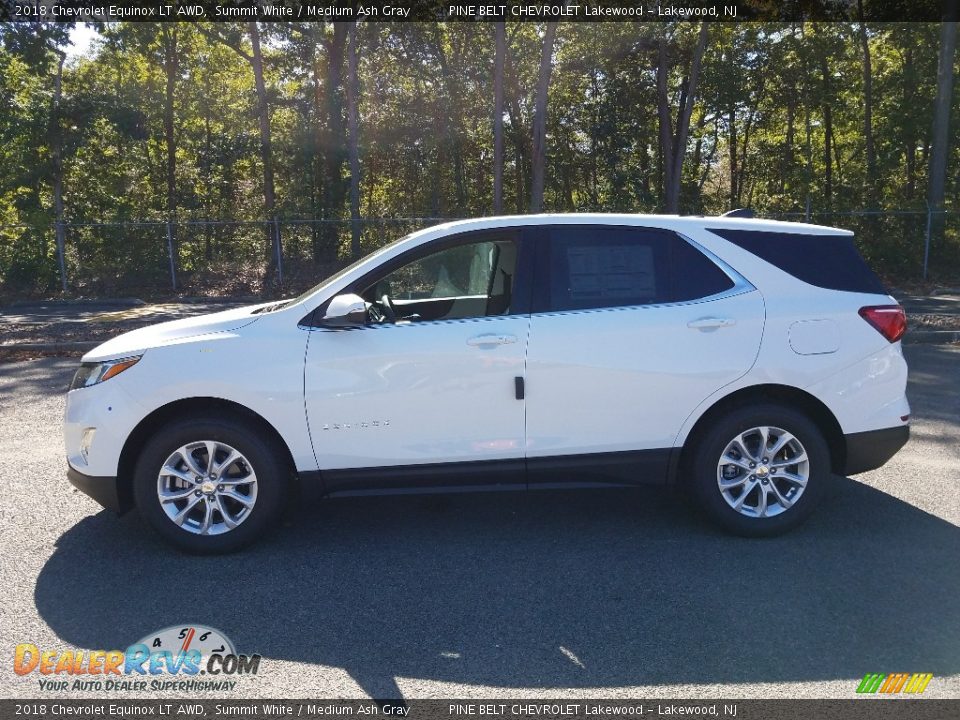 2018 Chevrolet Equinox LT AWD Summit White / Medium Ash Gray Photo #3
