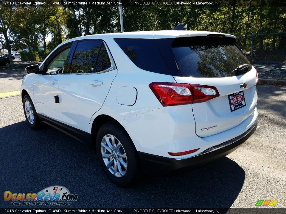 2018 Chevrolet Equinox LT AWD Summit White / Medium Ash Gray Photo #4
