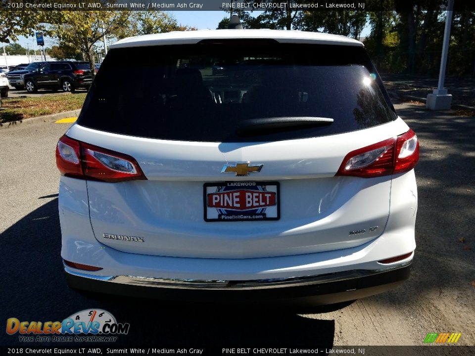 2018 Chevrolet Equinox LT AWD Summit White / Medium Ash Gray Photo #5