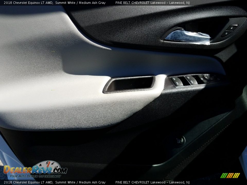 2018 Chevrolet Equinox LT AWD Summit White / Medium Ash Gray Photo #8