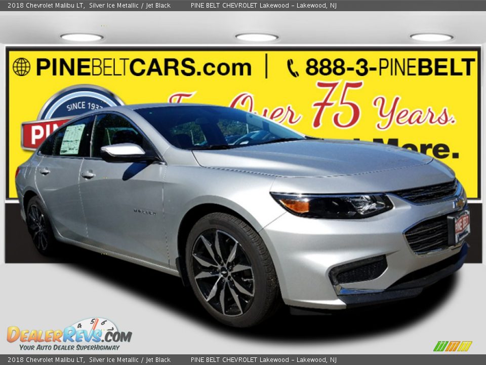 2018 Chevrolet Malibu LT Silver Ice Metallic / Jet Black Photo #1