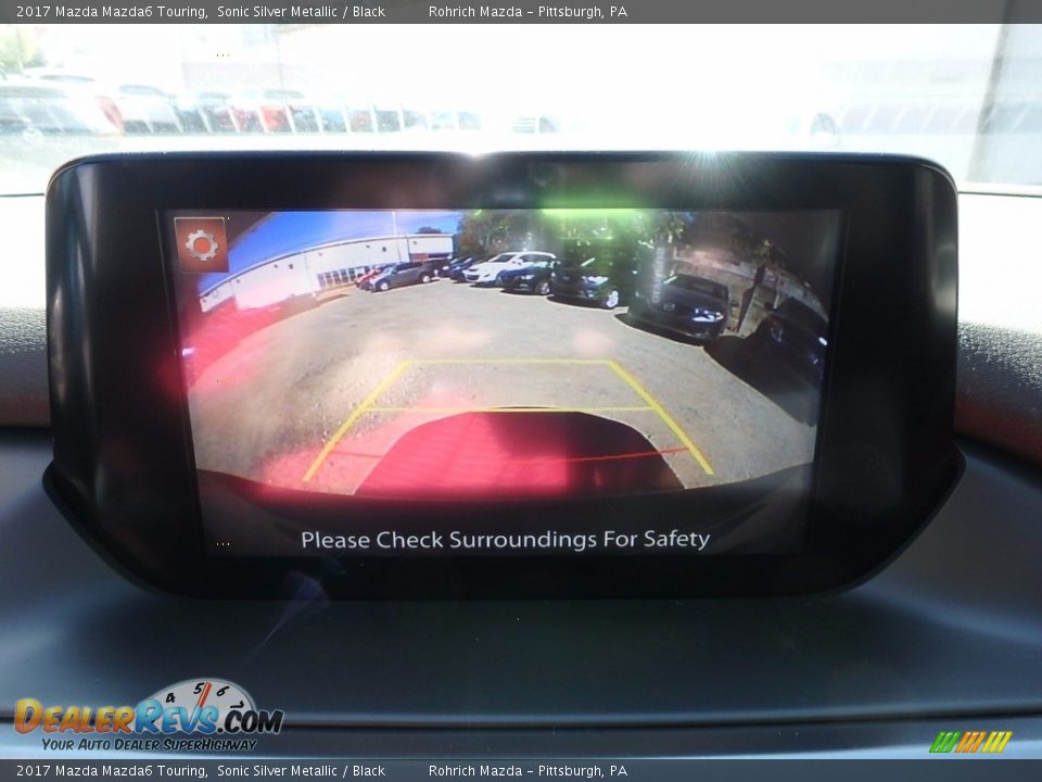 2017 Mazda Mazda6 Touring Sonic Silver Metallic / Black Photo #15