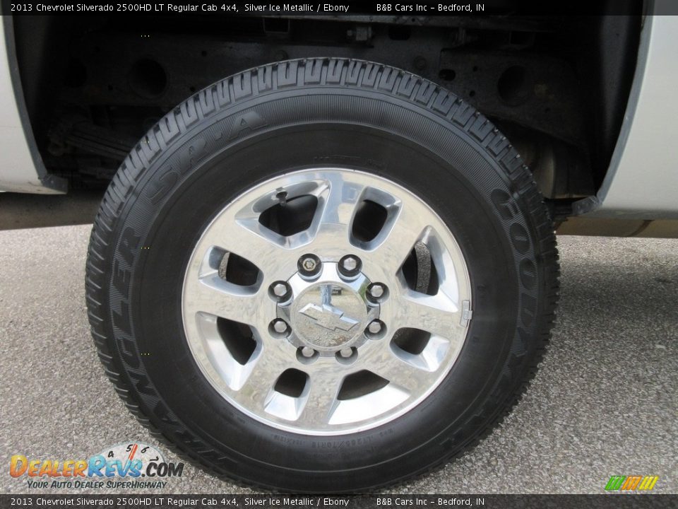 2013 Chevrolet Silverado 2500HD LT Regular Cab 4x4 Silver Ice Metallic / Ebony Photo #9