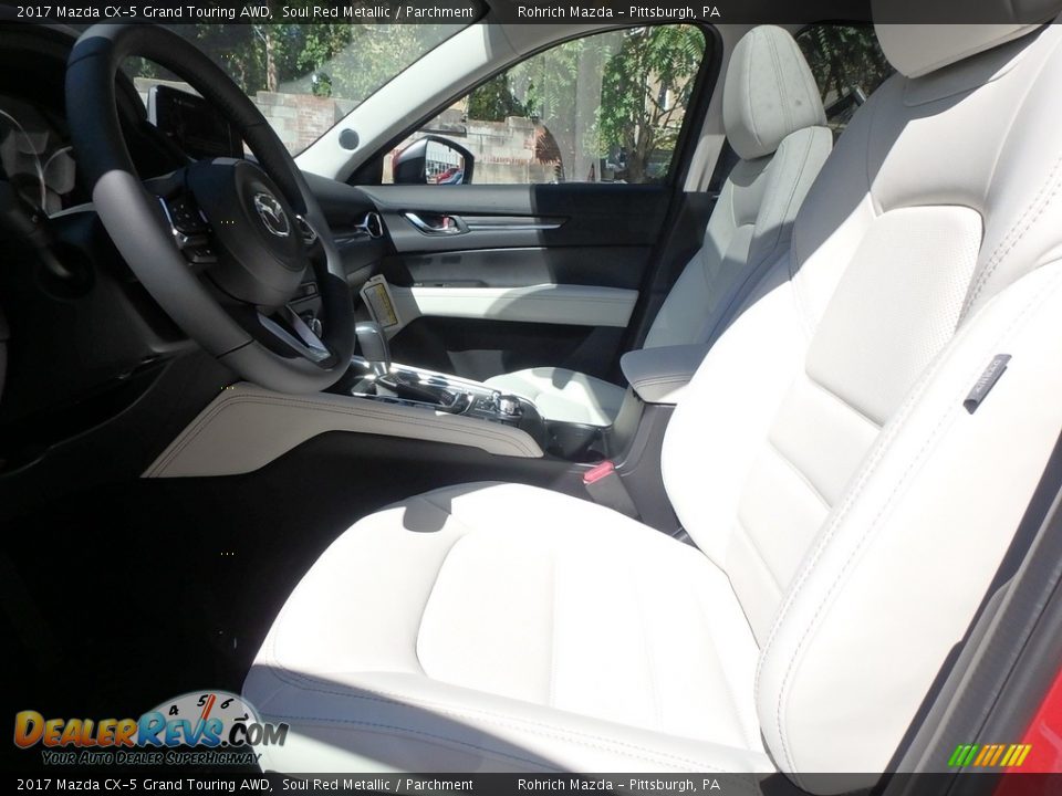 2017 Mazda CX-5 Grand Touring AWD Soul Red Metallic / Parchment Photo #6