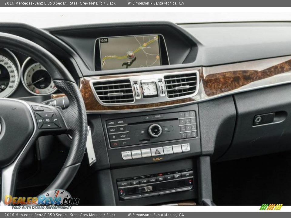 2016 Mercedes-Benz E 350 Sedan Steel Grey Metallic / Black Photo #5