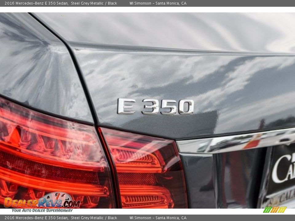 2016 Mercedes-Benz E 350 Sedan Steel Grey Metallic / Black Photo #7