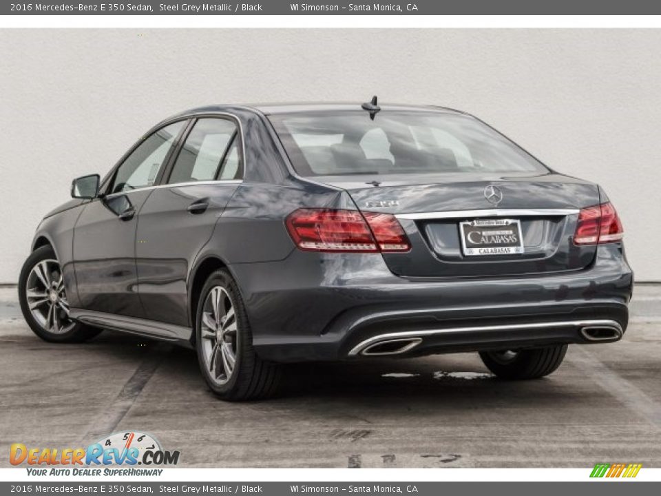 2016 Mercedes-Benz E 350 Sedan Steel Grey Metallic / Black Photo #10