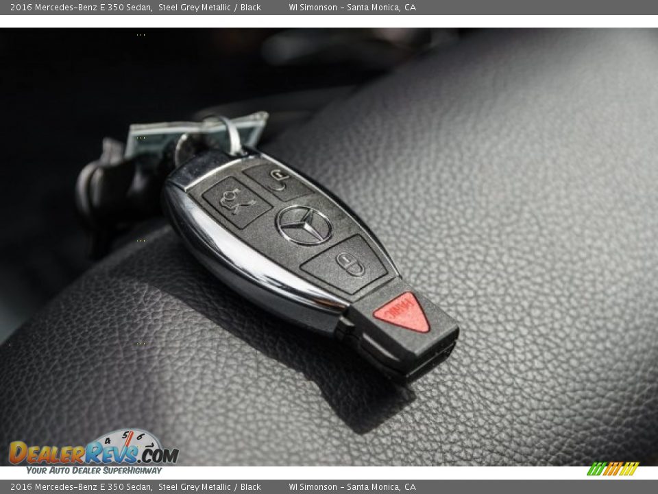 2016 Mercedes-Benz E 350 Sedan Steel Grey Metallic / Black Photo #11