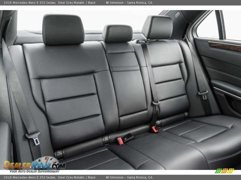 2016 Mercedes-Benz E 350 Sedan Steel Grey Metallic / Black Photo #13