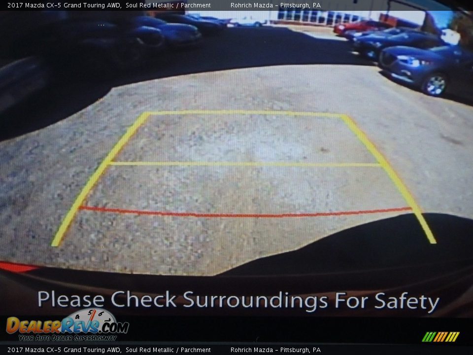 2017 Mazda CX-5 Grand Touring AWD Soul Red Metallic / Parchment Photo #14