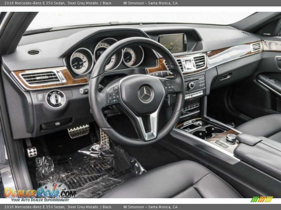 2016 Mercedes-Benz E 350 Sedan Steel Grey Metallic / Black Photo #17