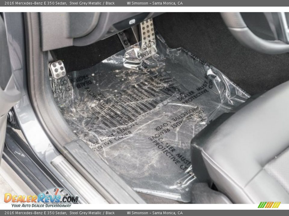 2016 Mercedes-Benz E 350 Sedan Steel Grey Metallic / Black Photo #19