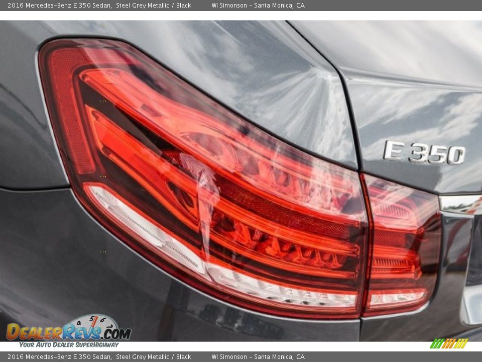 2016 Mercedes-Benz E 350 Sedan Steel Grey Metallic / Black Photo #22
