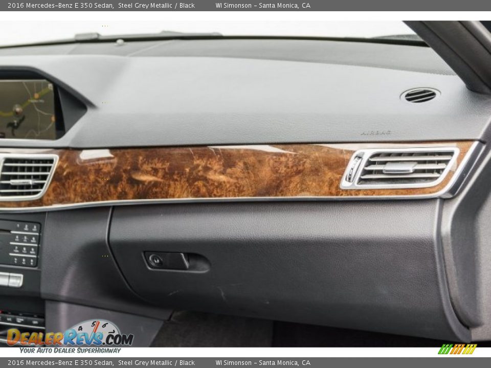 2016 Mercedes-Benz E 350 Sedan Steel Grey Metallic / Black Photo #23
