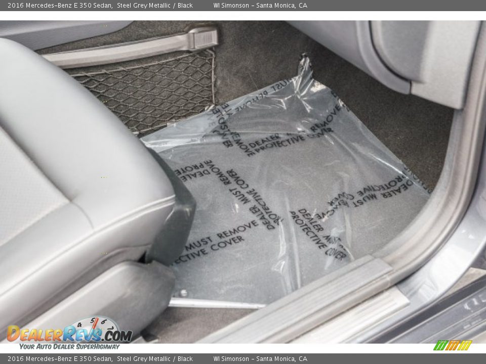 2016 Mercedes-Benz E 350 Sedan Steel Grey Metallic / Black Photo #24