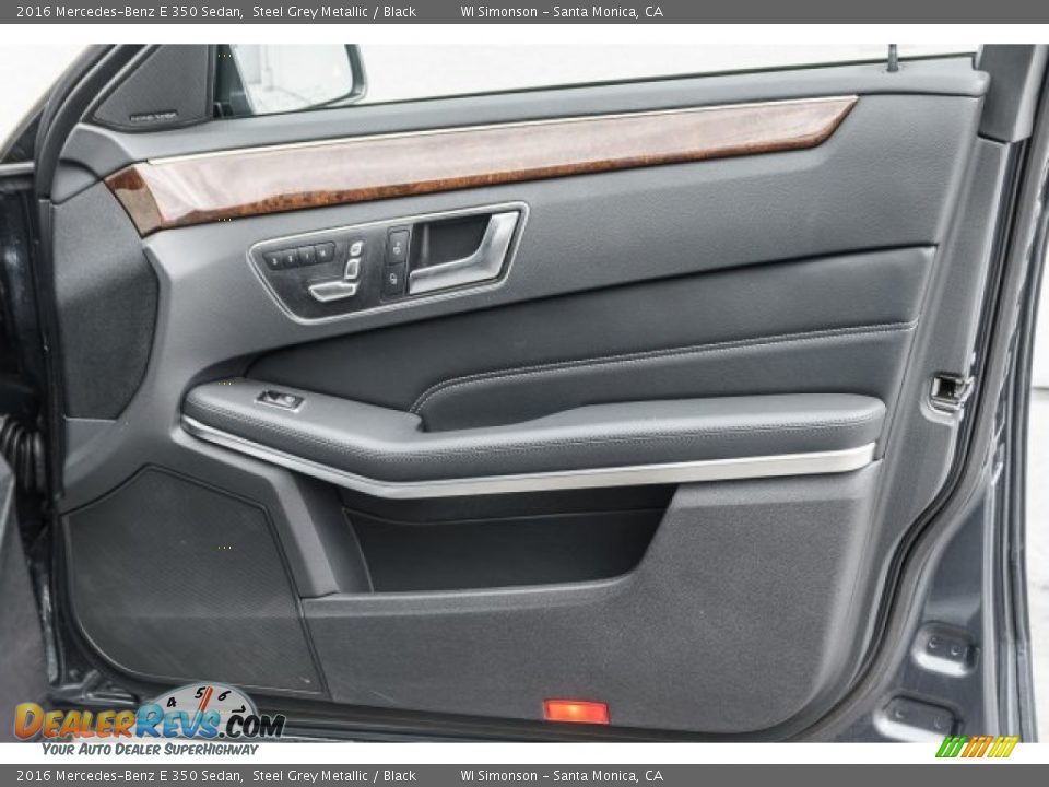 2016 Mercedes-Benz E 350 Sedan Steel Grey Metallic / Black Photo #25