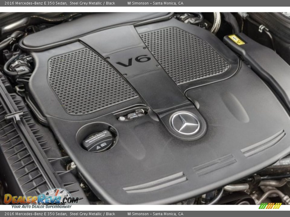 2016 Mercedes-Benz E 350 Sedan Steel Grey Metallic / Black Photo #26