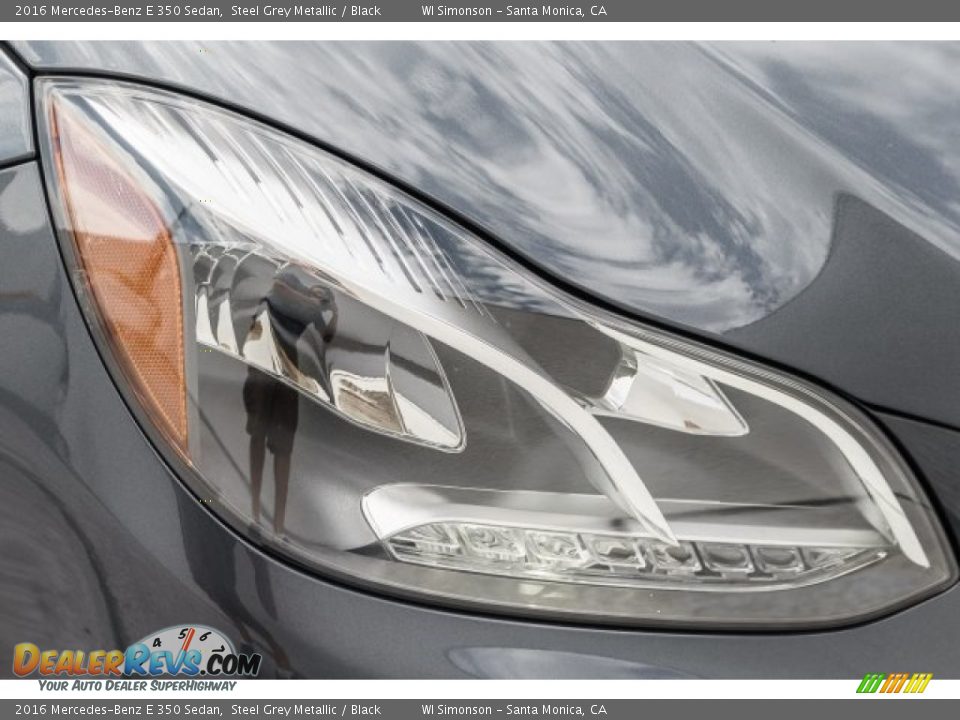2016 Mercedes-Benz E 350 Sedan Steel Grey Metallic / Black Photo #27