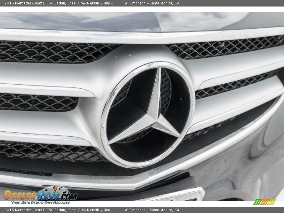 2016 Mercedes-Benz E 350 Sedan Steel Grey Metallic / Black Photo #28