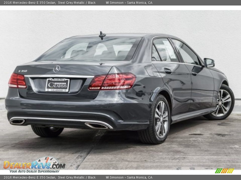 2016 Mercedes-Benz E 350 Sedan Steel Grey Metallic / Black Photo #30