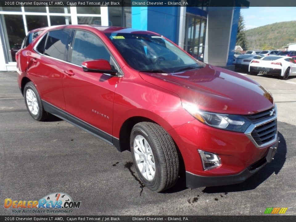 2018 Chevrolet Equinox LT AWD Cajun Red Tintcoat / Jet Black Photo #1