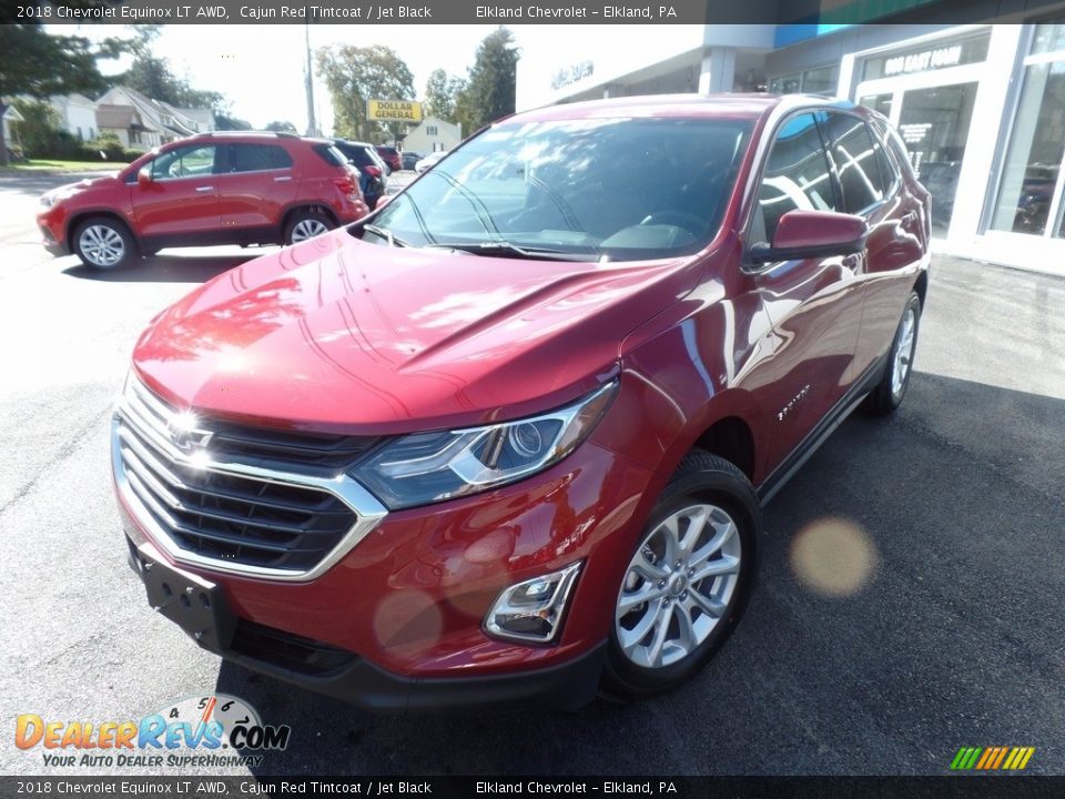 2018 Chevrolet Equinox LT AWD Cajun Red Tintcoat / Jet Black Photo #3