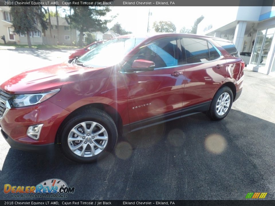 2018 Chevrolet Equinox LT AWD Cajun Red Tintcoat / Jet Black Photo #4