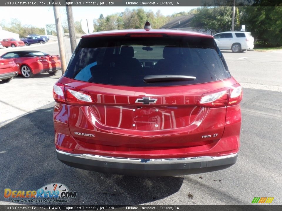 2018 Chevrolet Equinox LT AWD Cajun Red Tintcoat / Jet Black Photo #7