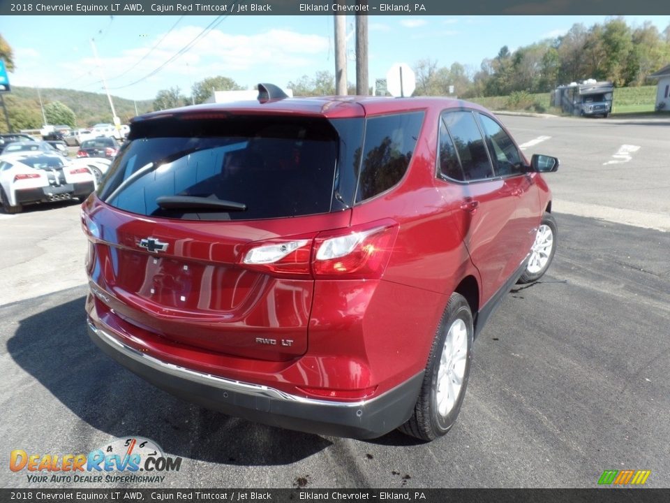 2018 Chevrolet Equinox LT AWD Cajun Red Tintcoat / Jet Black Photo #8