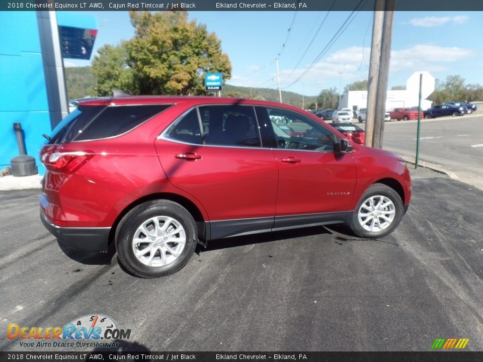 2018 Chevrolet Equinox LT AWD Cajun Red Tintcoat / Jet Black Photo #9