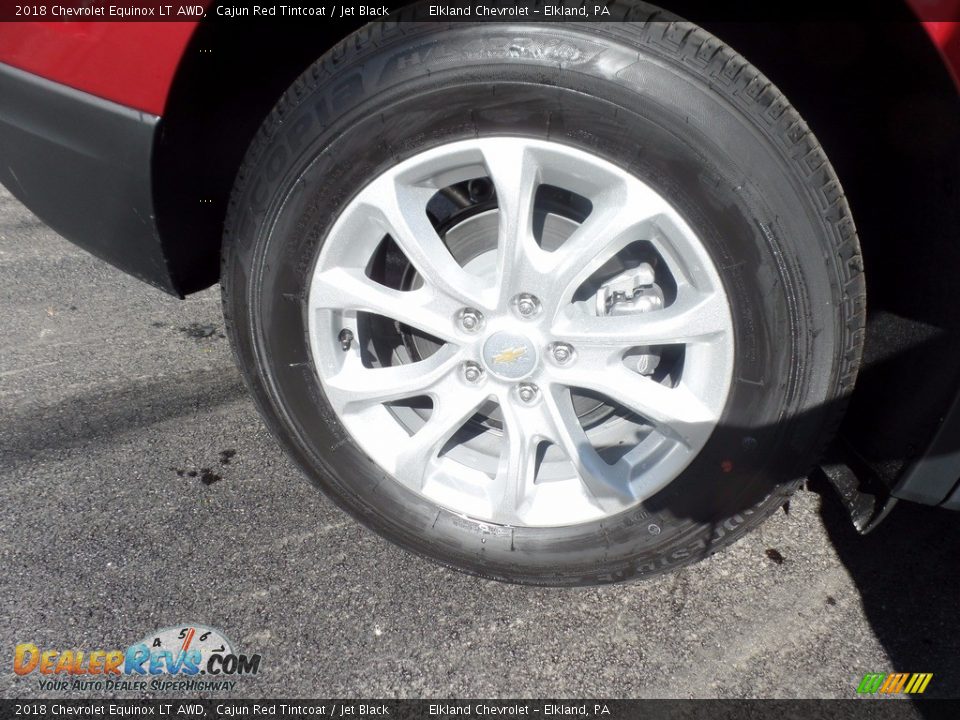 2018 Chevrolet Equinox LT AWD Cajun Red Tintcoat / Jet Black Photo #10