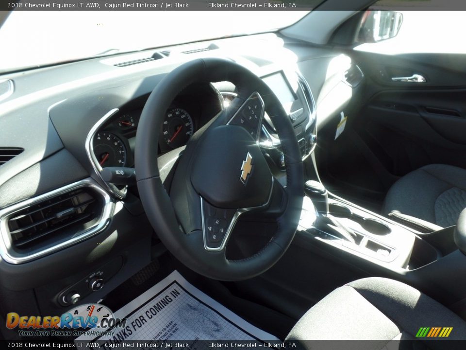 2018 Chevrolet Equinox LT AWD Cajun Red Tintcoat / Jet Black Photo #18