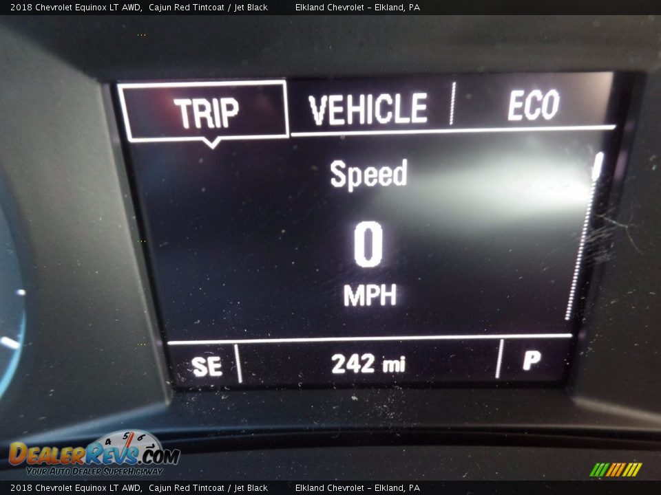 2018 Chevrolet Equinox LT AWD Cajun Red Tintcoat / Jet Black Photo #22