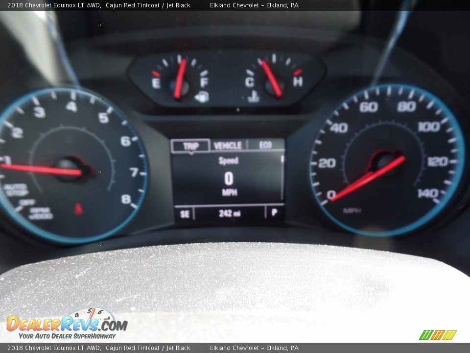 2018 Chevrolet Equinox LT AWD Cajun Red Tintcoat / Jet Black Photo #23