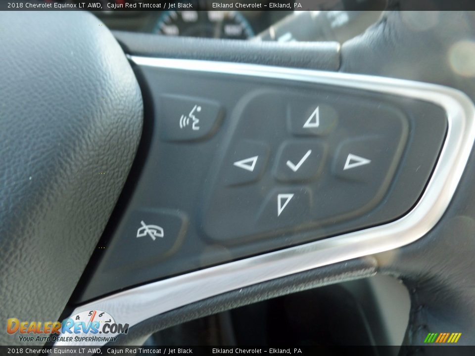 2018 Chevrolet Equinox LT AWD Cajun Red Tintcoat / Jet Black Photo #25