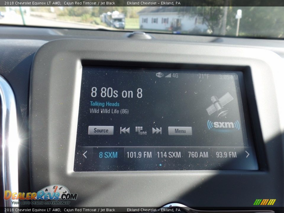 2018 Chevrolet Equinox LT AWD Cajun Red Tintcoat / Jet Black Photo #26