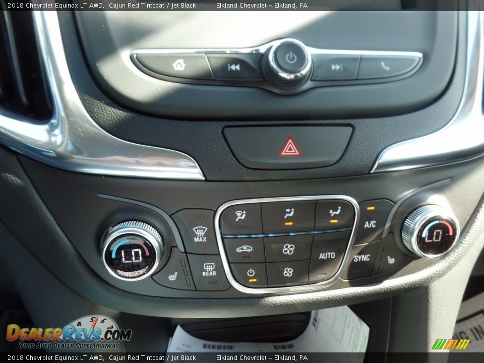 2018 Chevrolet Equinox LT AWD Cajun Red Tintcoat / Jet Black Photo #29