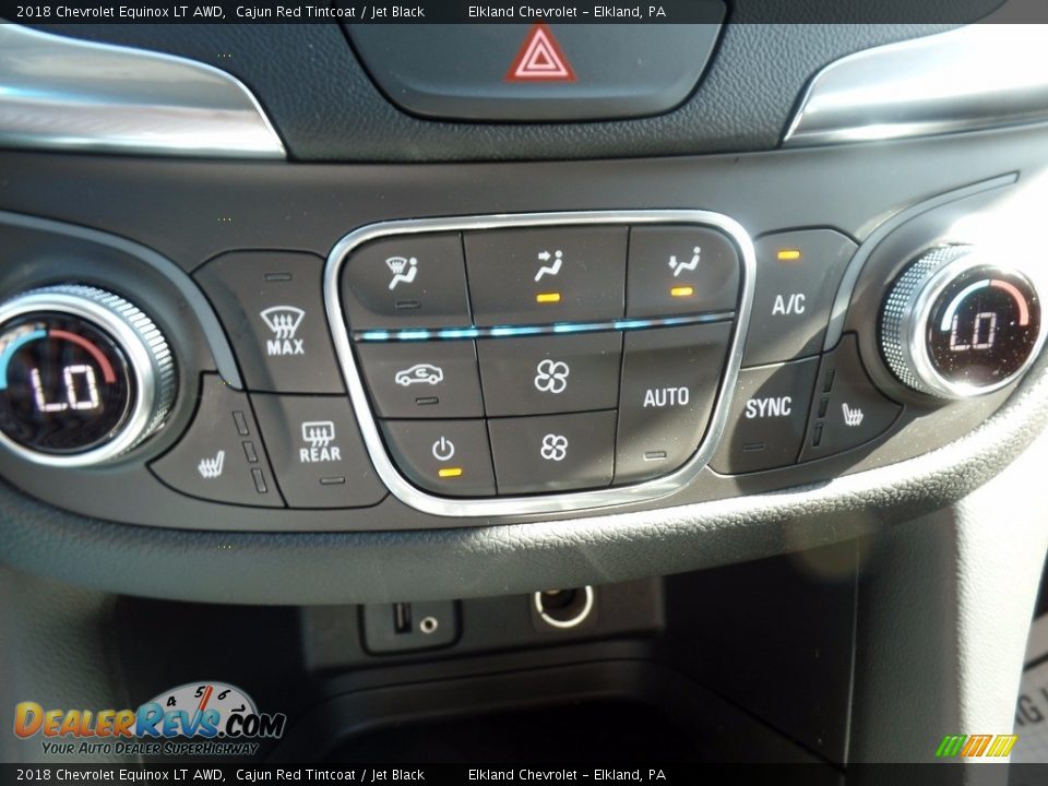 2018 Chevrolet Equinox LT AWD Cajun Red Tintcoat / Jet Black Photo #30