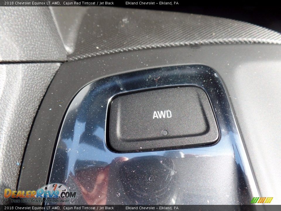 2018 Chevrolet Equinox LT AWD Cajun Red Tintcoat / Jet Black Photo #32