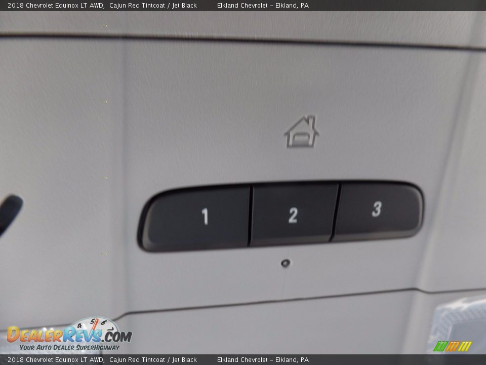 2018 Chevrolet Equinox LT AWD Cajun Red Tintcoat / Jet Black Photo #35